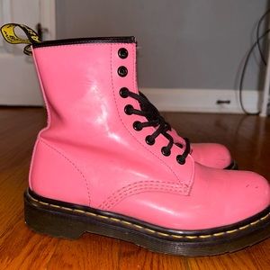 Pink Dr. Martens